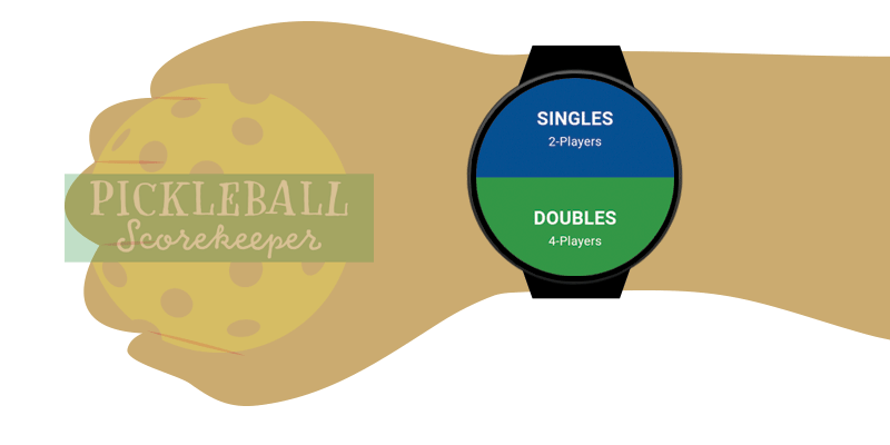 Pickleball Scorekeeper for Android WearOS